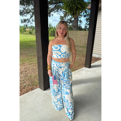 Summa Time Ready Set, Blue/Cream
