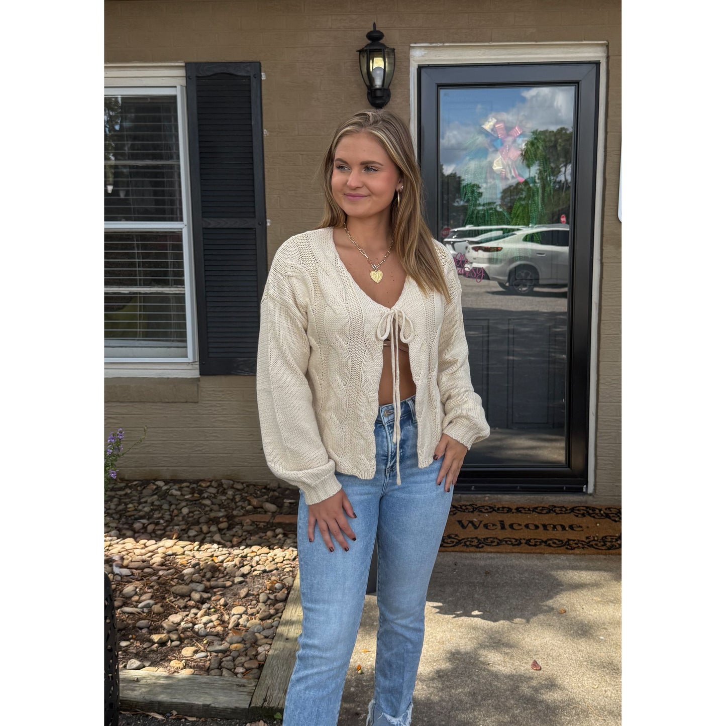 Liz Sweater, Cream