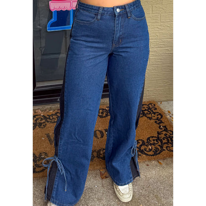 Black/Denim Jeans