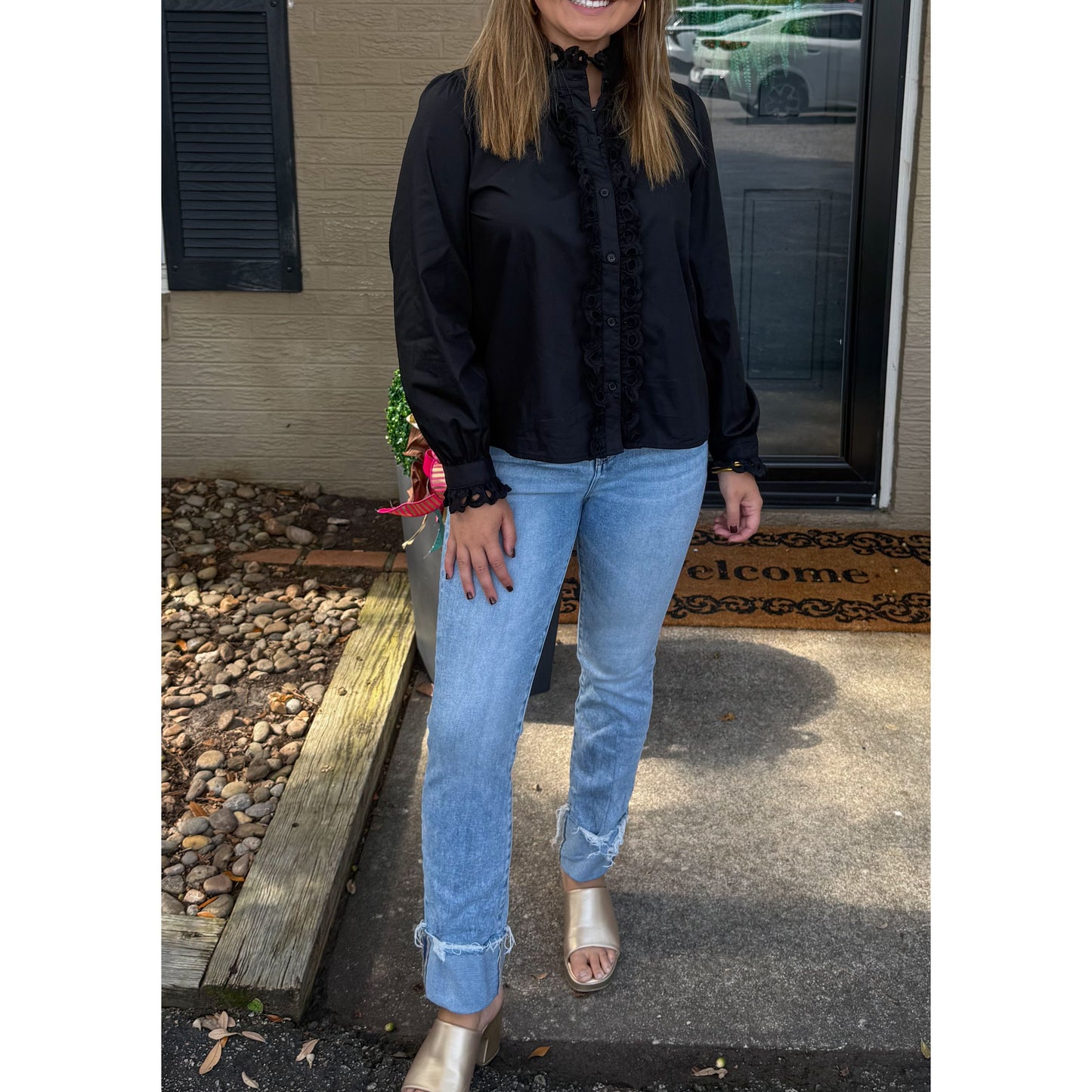 Lena Blouse, Black