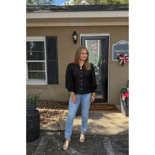 Sydney Blouse, Black