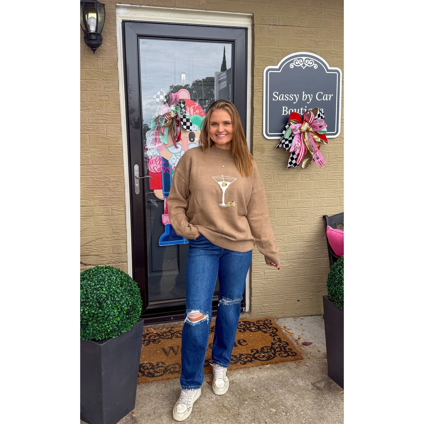 Martini Oversized Sweater, Mocha