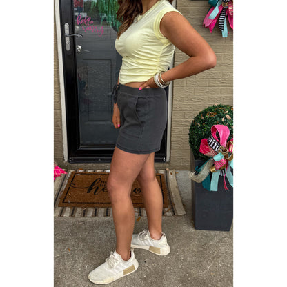 Butter Yellow Detail Top