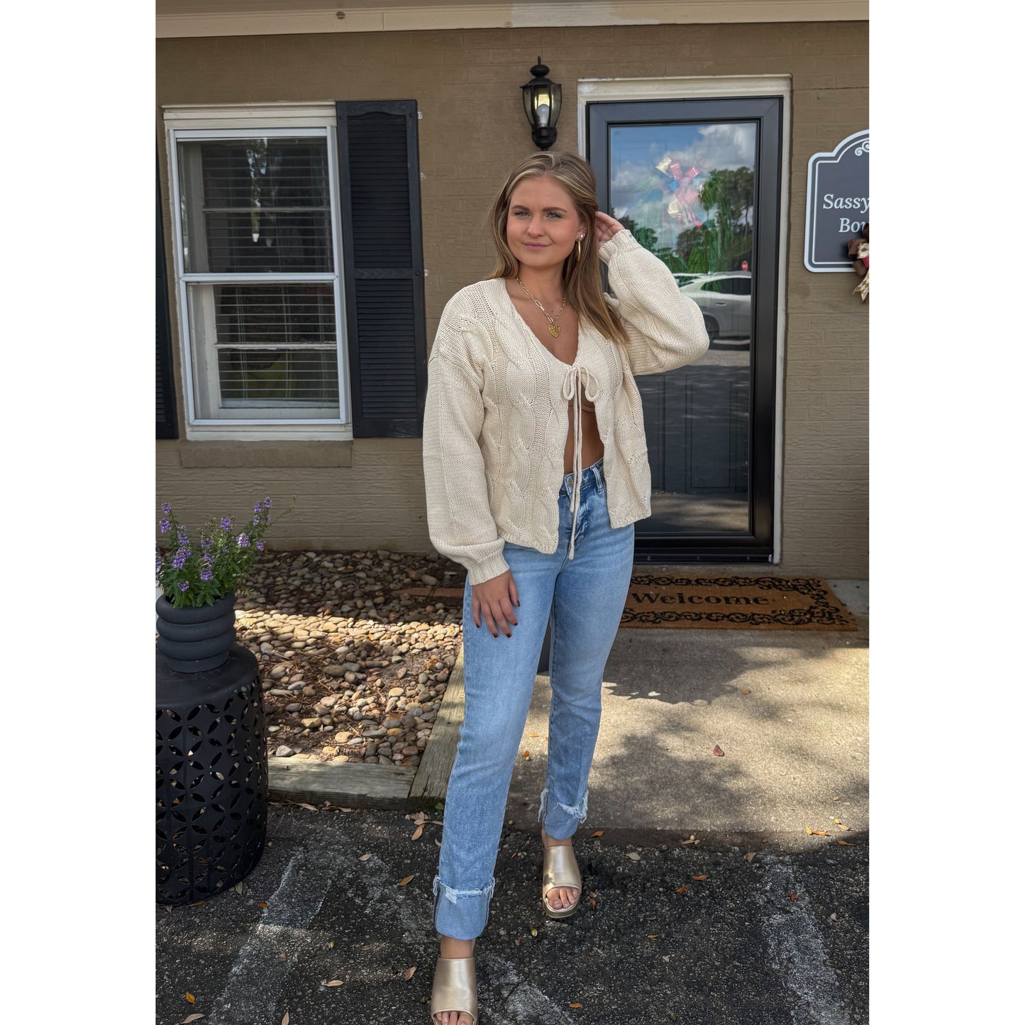 Liz Sweater, Cream