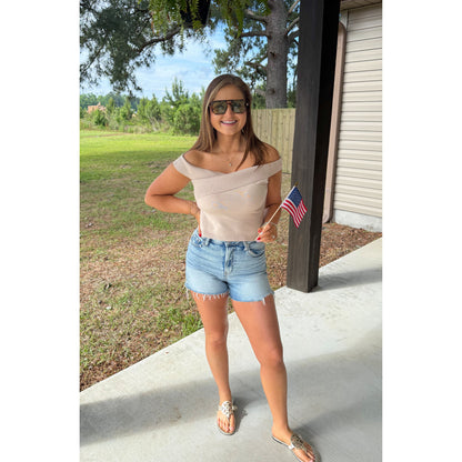 OTS Knit Top, Taupe