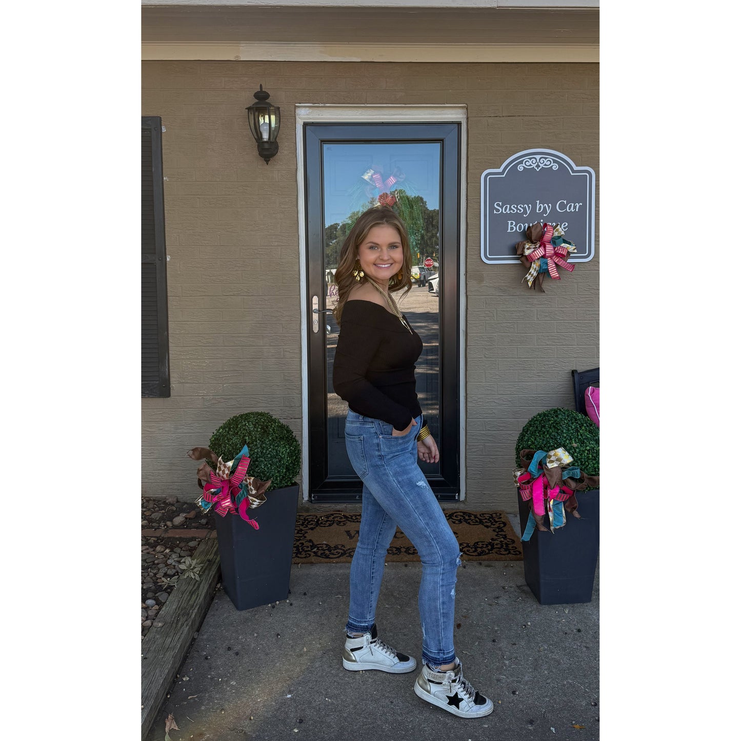 OTS Fitted Top, Black