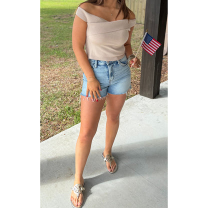 OTS Knit Top, Taupe