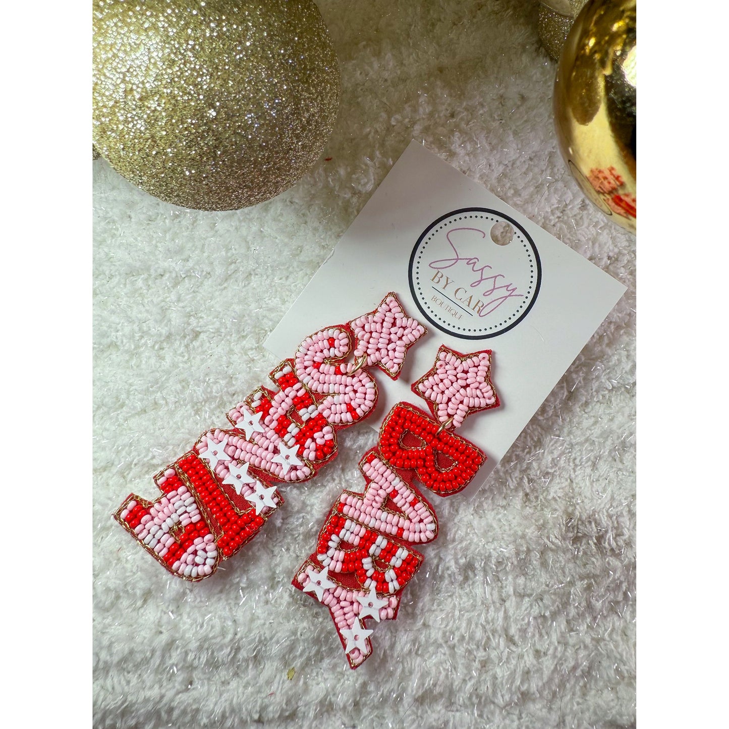 Santa Baby Beaded Earrings