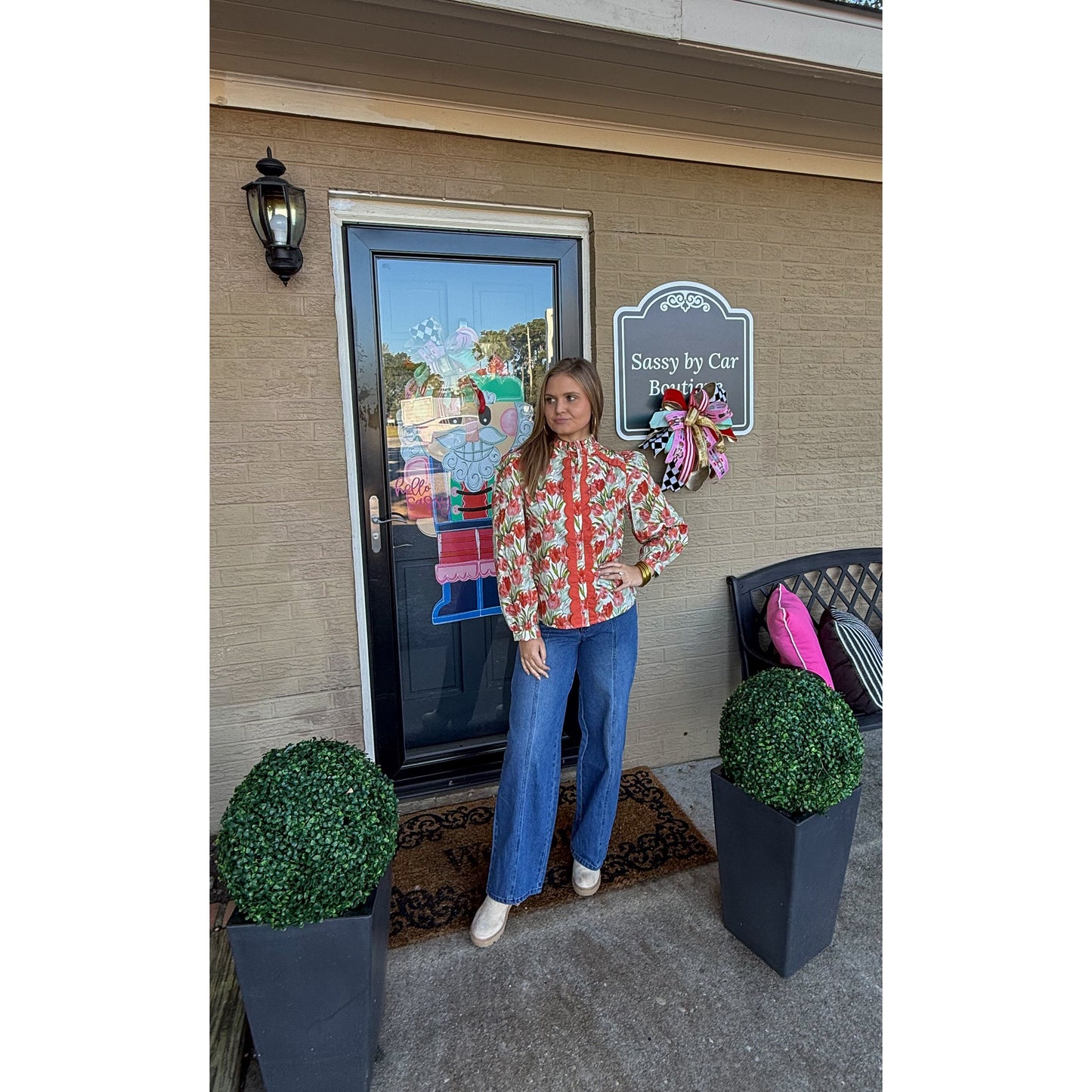 Tulip Pattern Blouse