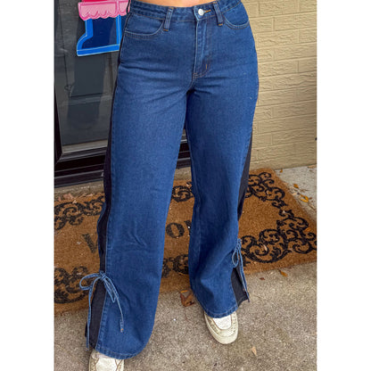 Black/Denim Jeans