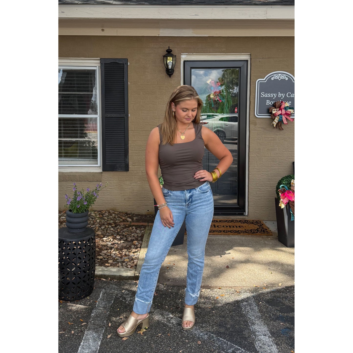Coco Square Neck Top
