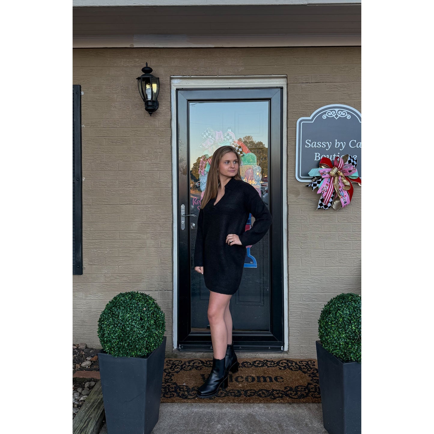 Danielle Mini Dress, Black