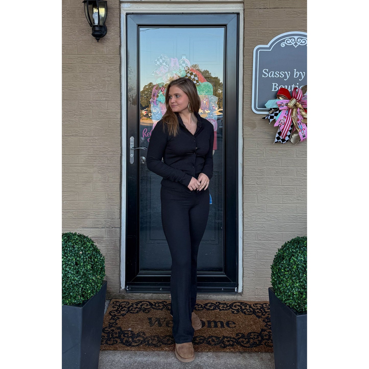 Shiloh Lounge Set, Black