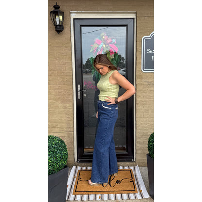 Noelle Top, Light Green