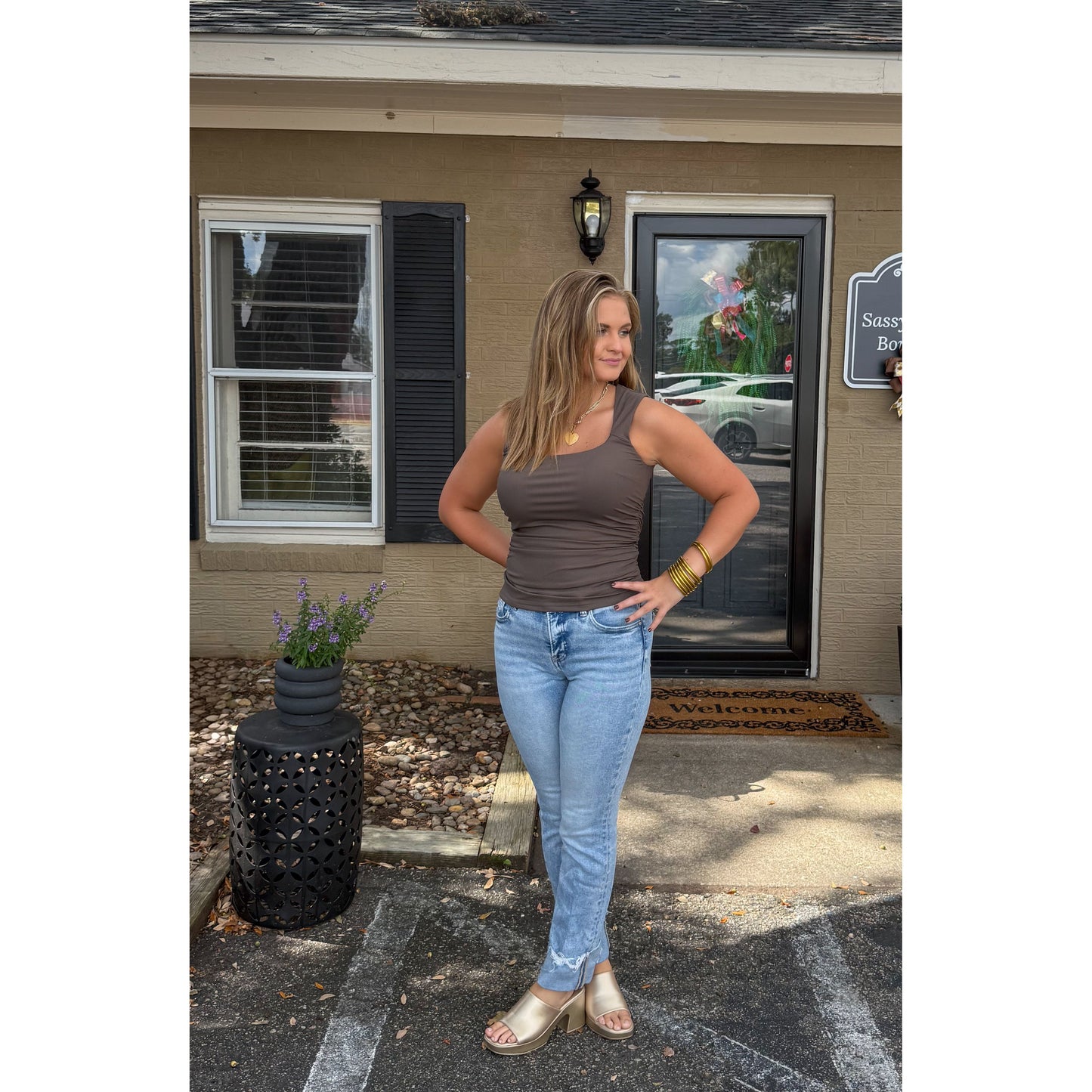 Coco Square Neck Top