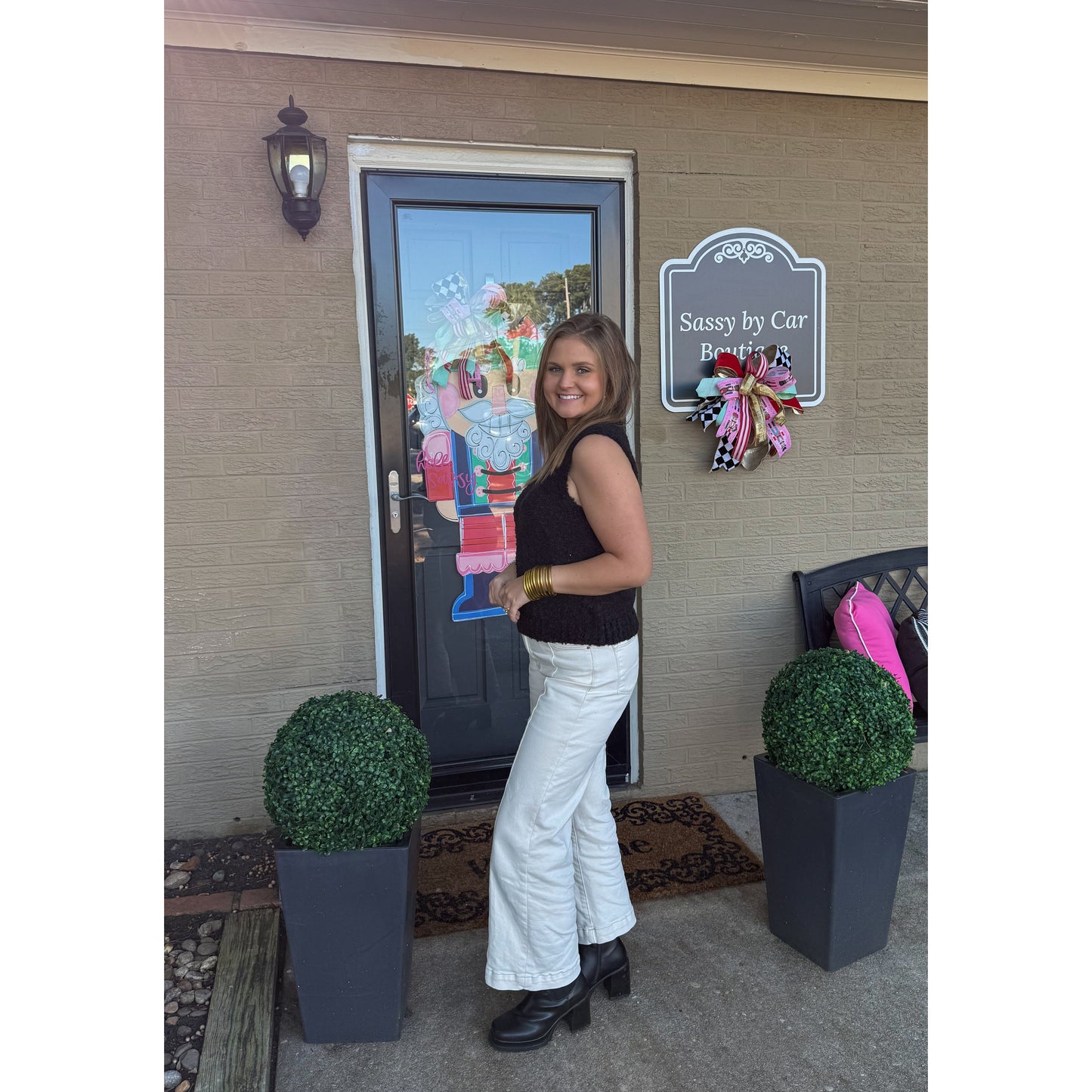 Haven Sweater Knit Vest, Black