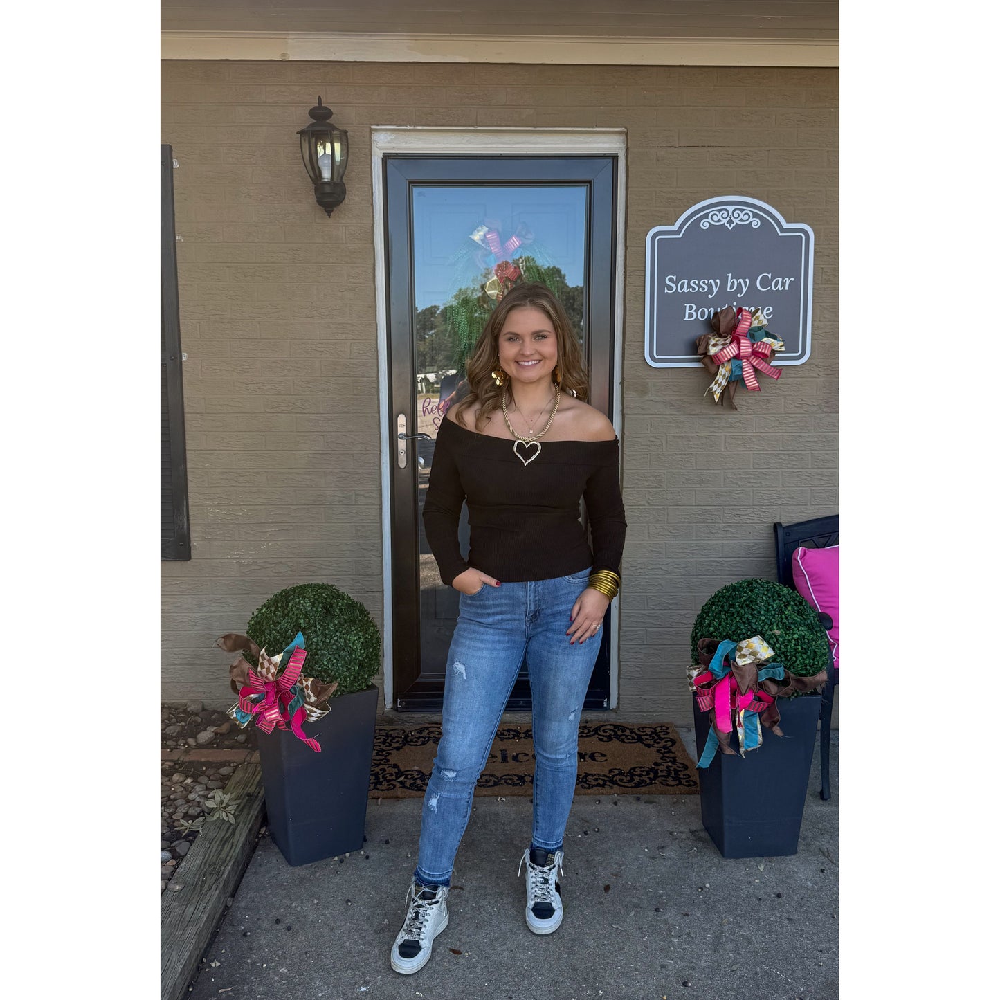 OTS Fitted Top, Black