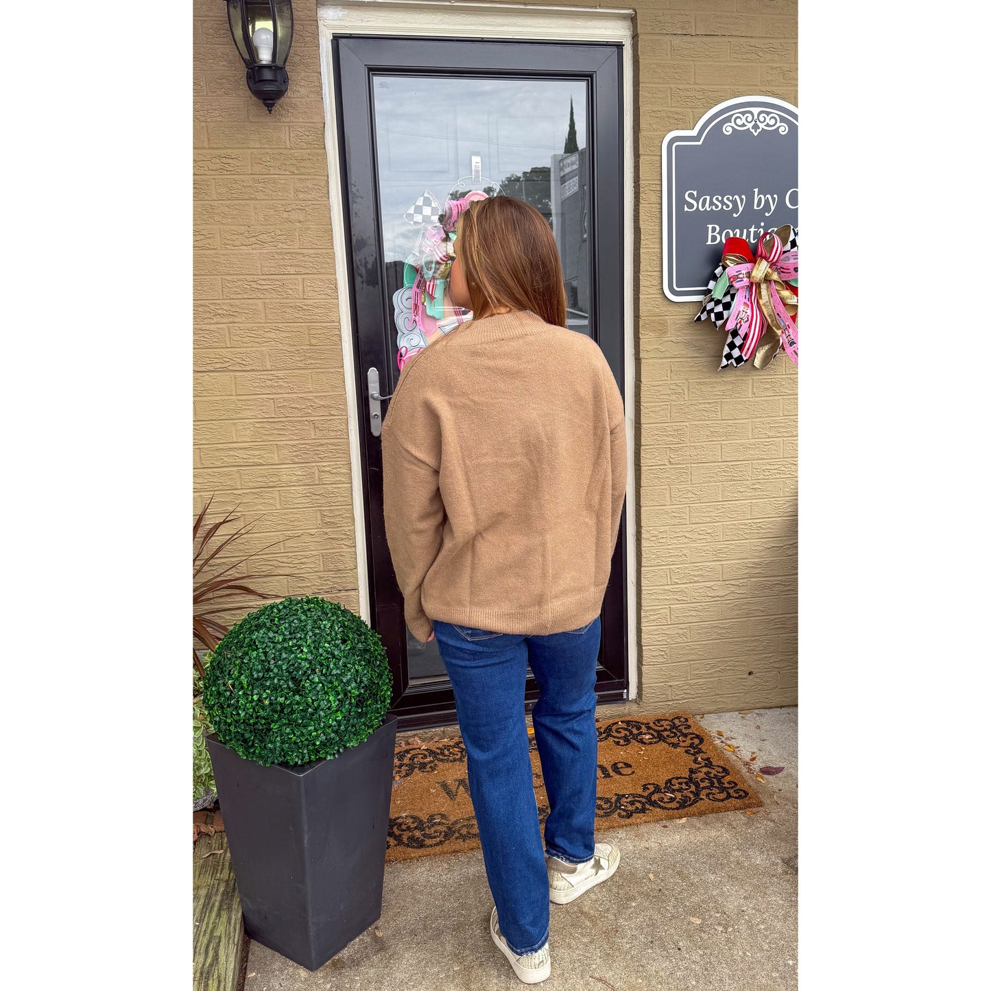 Martini Oversized Sweater, Mocha