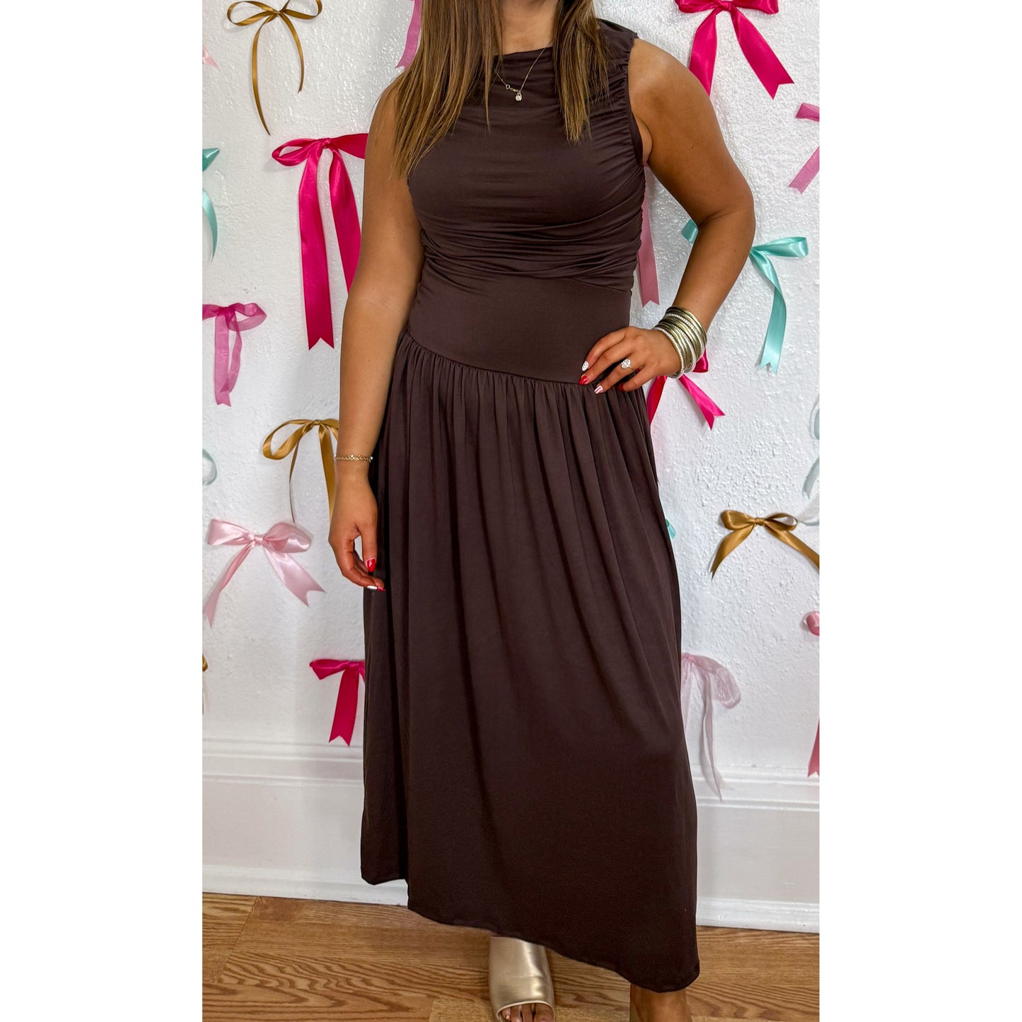 Chocolate Dreams Maxi Dress