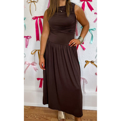 Chocolate Dreams Maxi Dress