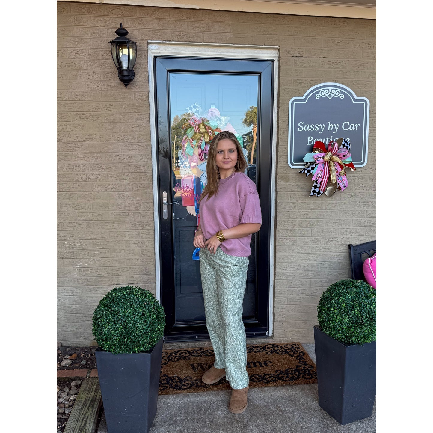 Macy Lightweight Sweater, Mauve