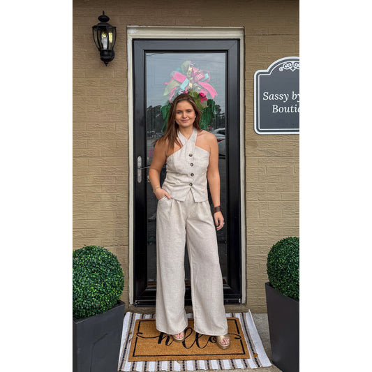 Audrey Detail Set, Oatmeal