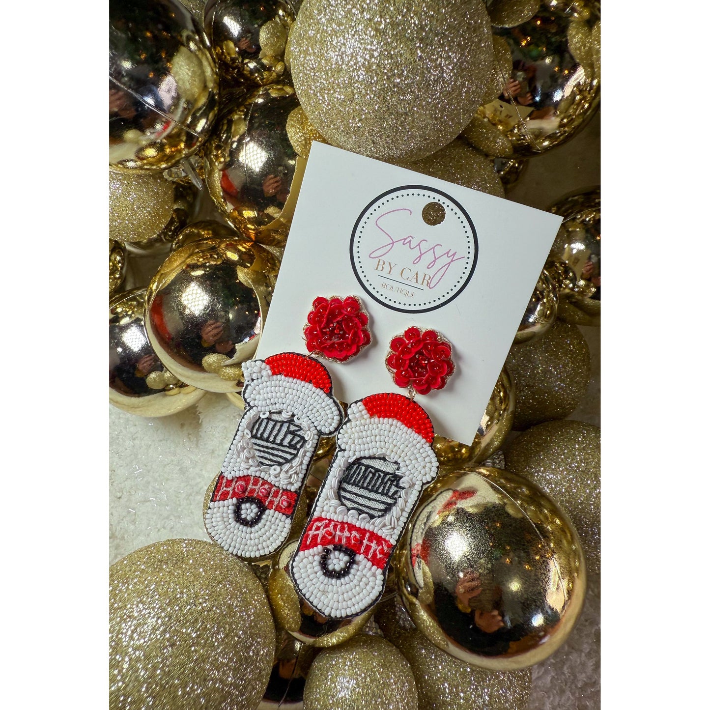 Seltzer Beaded Earrings