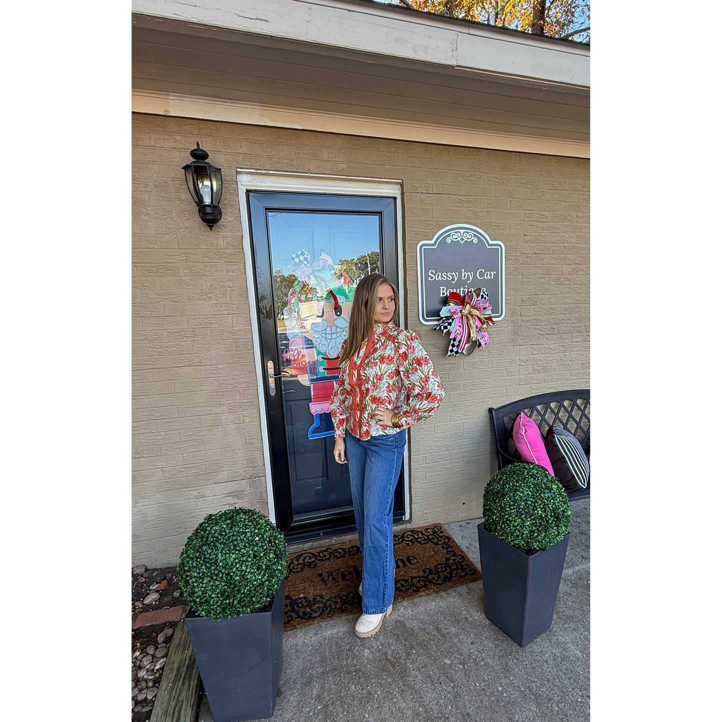 Tulip Pattern Blouse