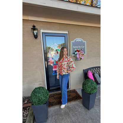 Tulip Pattern Blouse