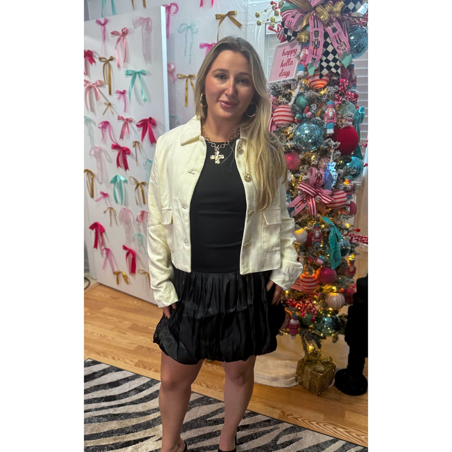 Sloane Jacket, Ivory