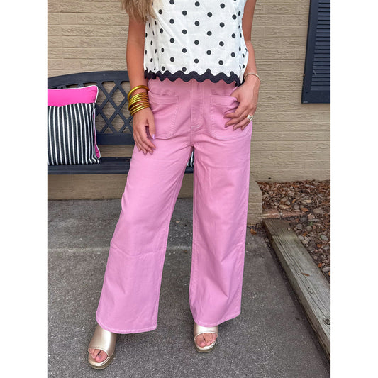 Daisy Denim Jeans, Pink