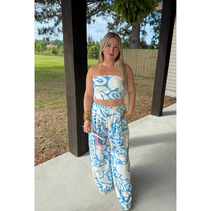 Summa Time Ready Set, Blue/Cream