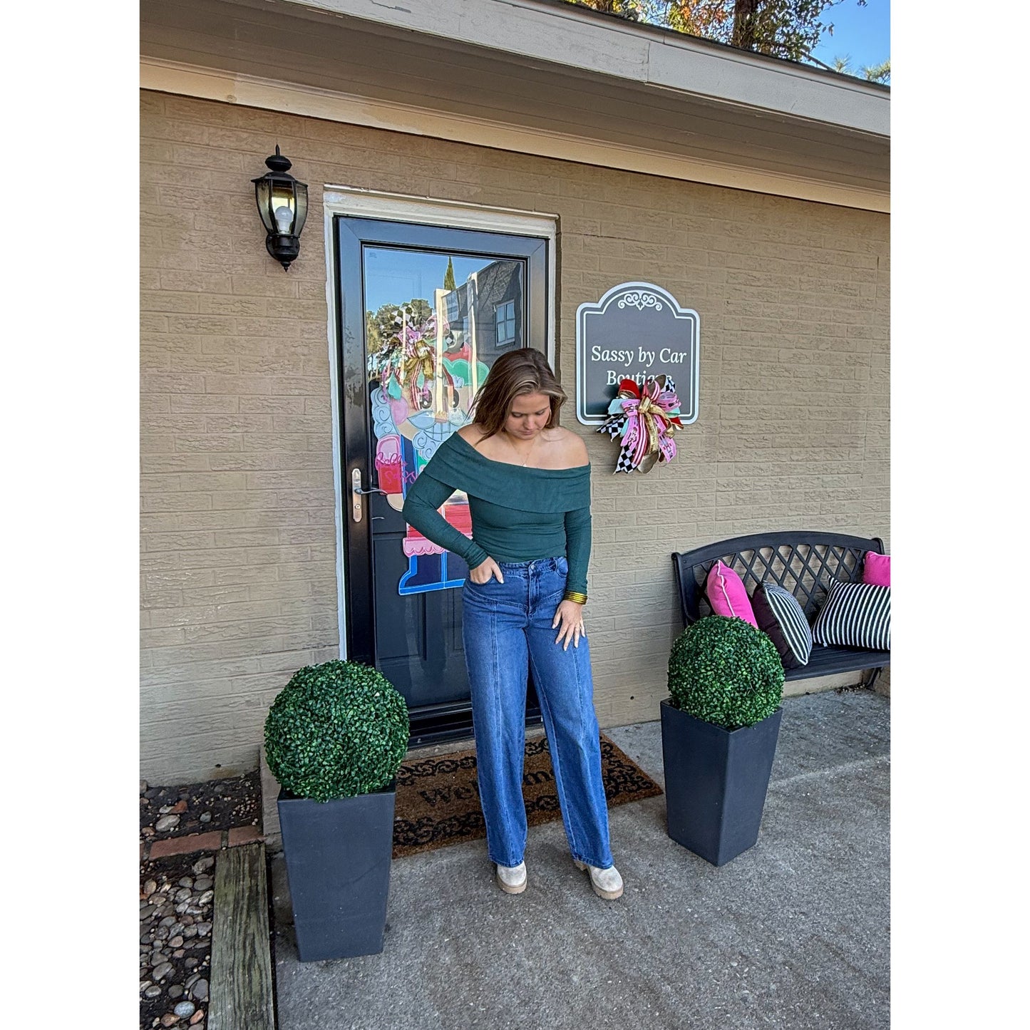 OTS Bodysuit, Hunter Green