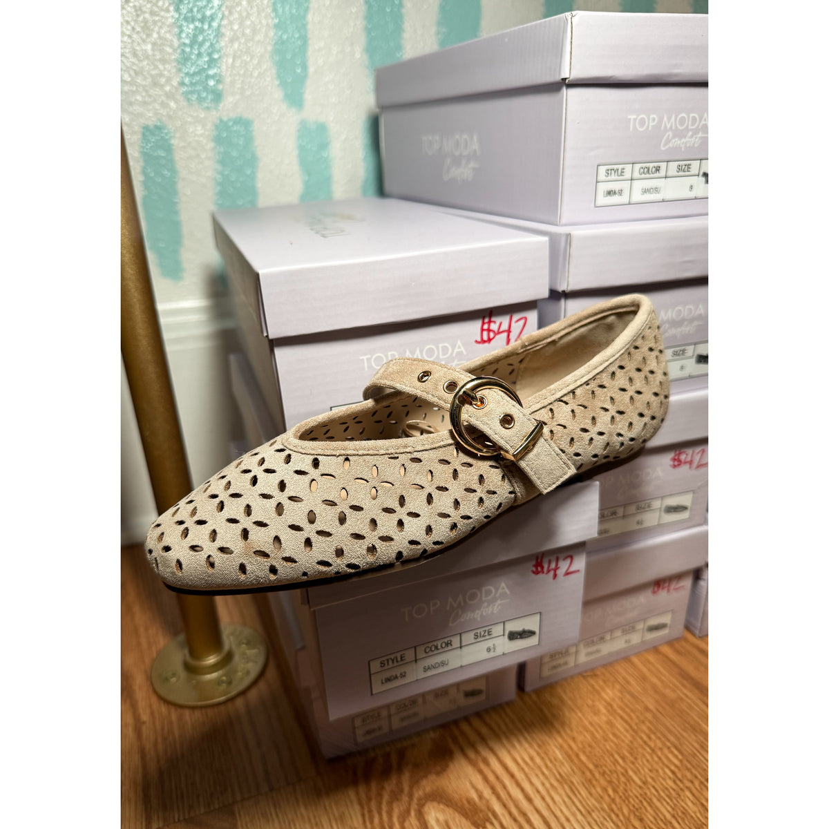 Ballet Flat, Taupe
