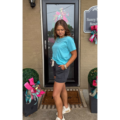 Gracie Top, Sky Blue