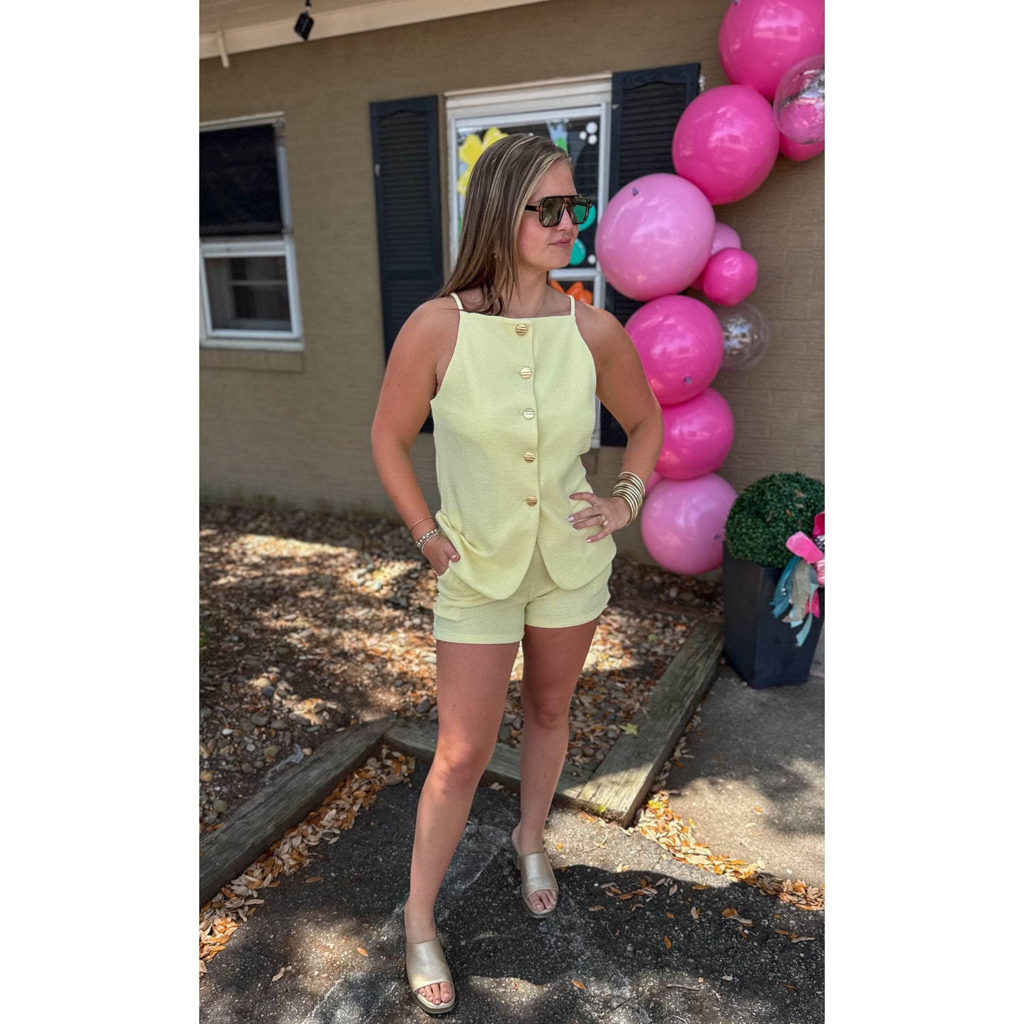 Kara Butter Yellow Set