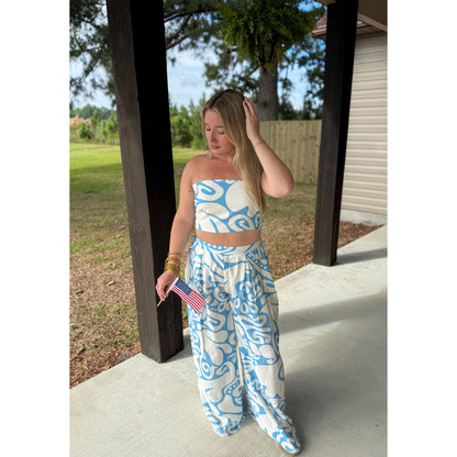 Summa Time Ready Set, Blue/Cream