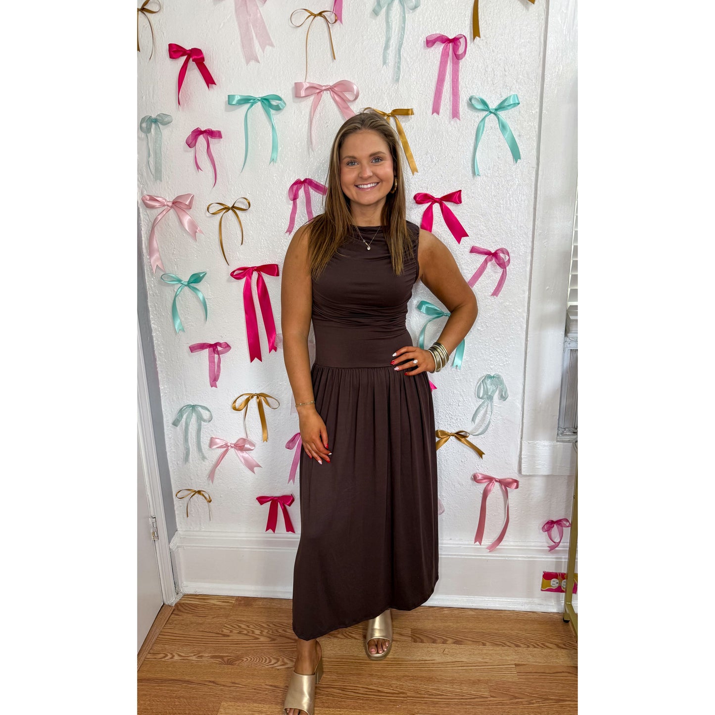 Chocolate Dreams Maxi Dress