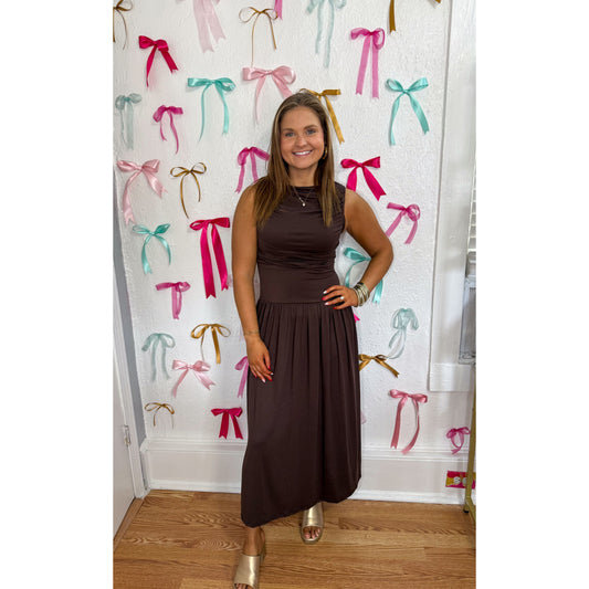 Chocolate Dreams Maxi Dress