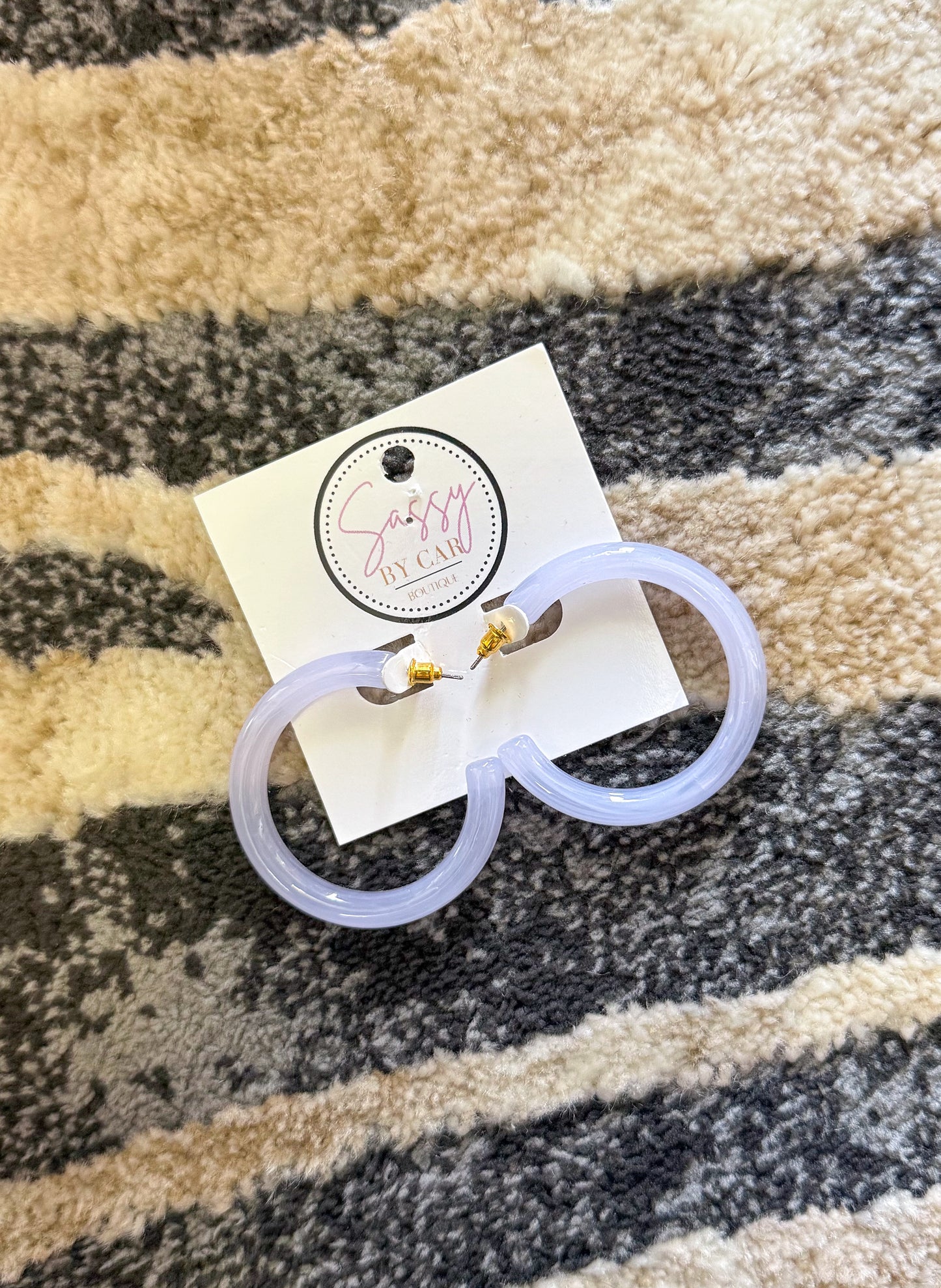 Light Purple Hoops