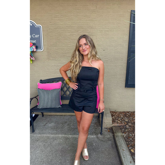 Tiffany Romper, Black