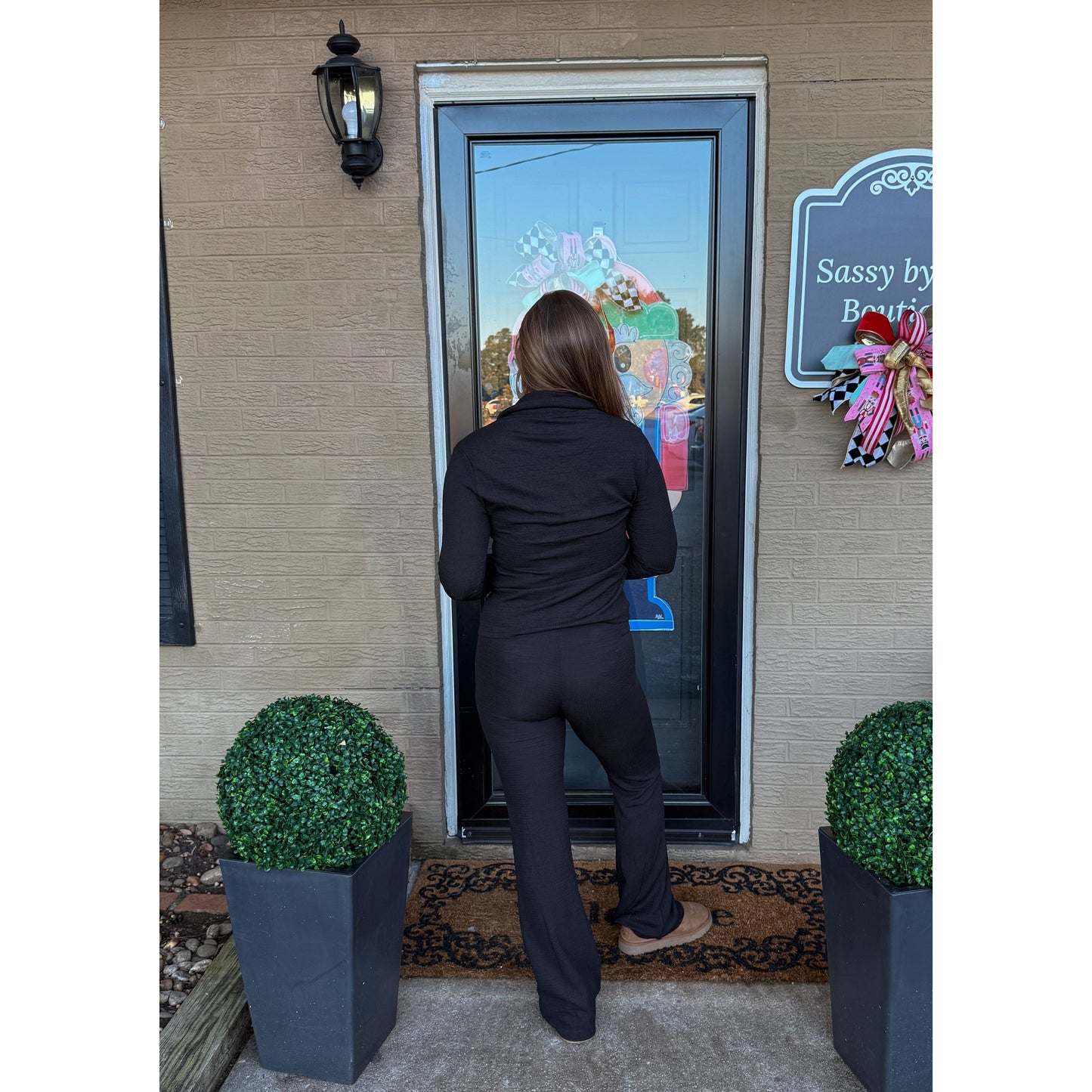 Shiloh Lounge Set, Black