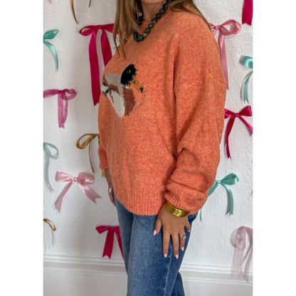 Oversized Duck Sweater, Apricot