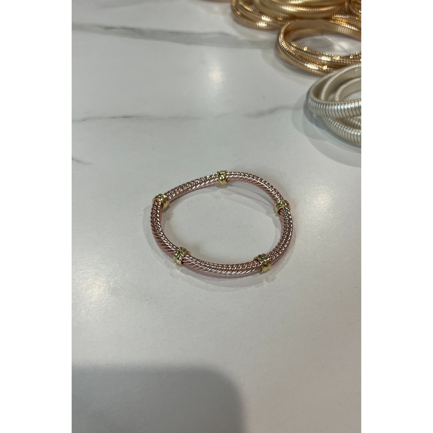 Pink/Gold Bracelet
