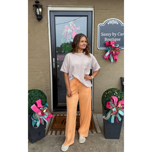 Eden Lounge Top, Sand Beige