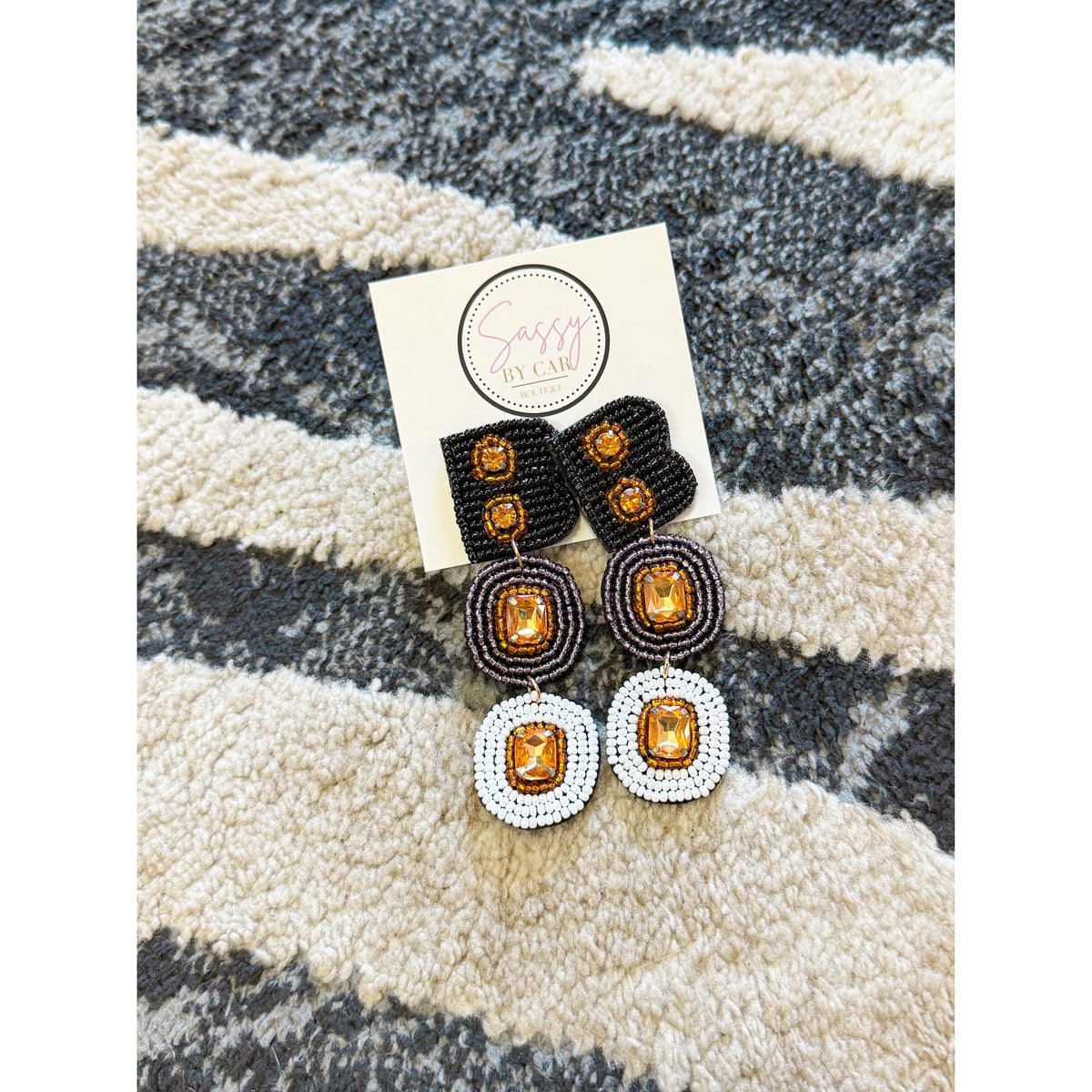 BOO Beaded Earrings