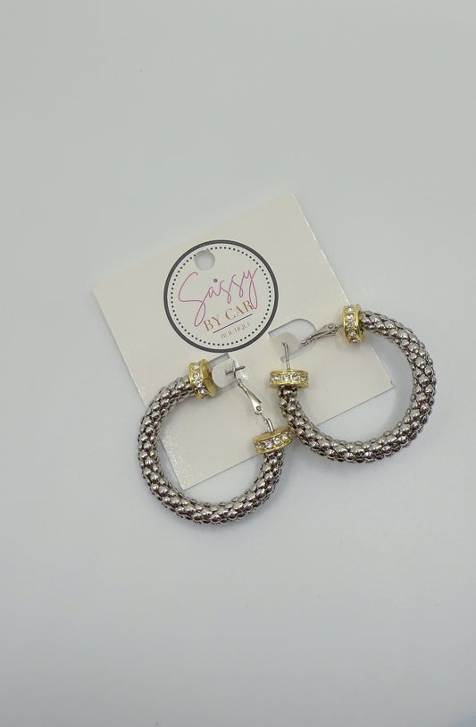 Silver/Gold Hoops