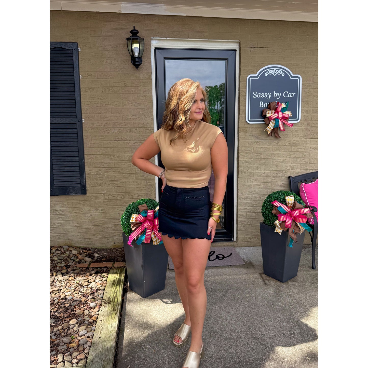 Levi Top, Taupe
