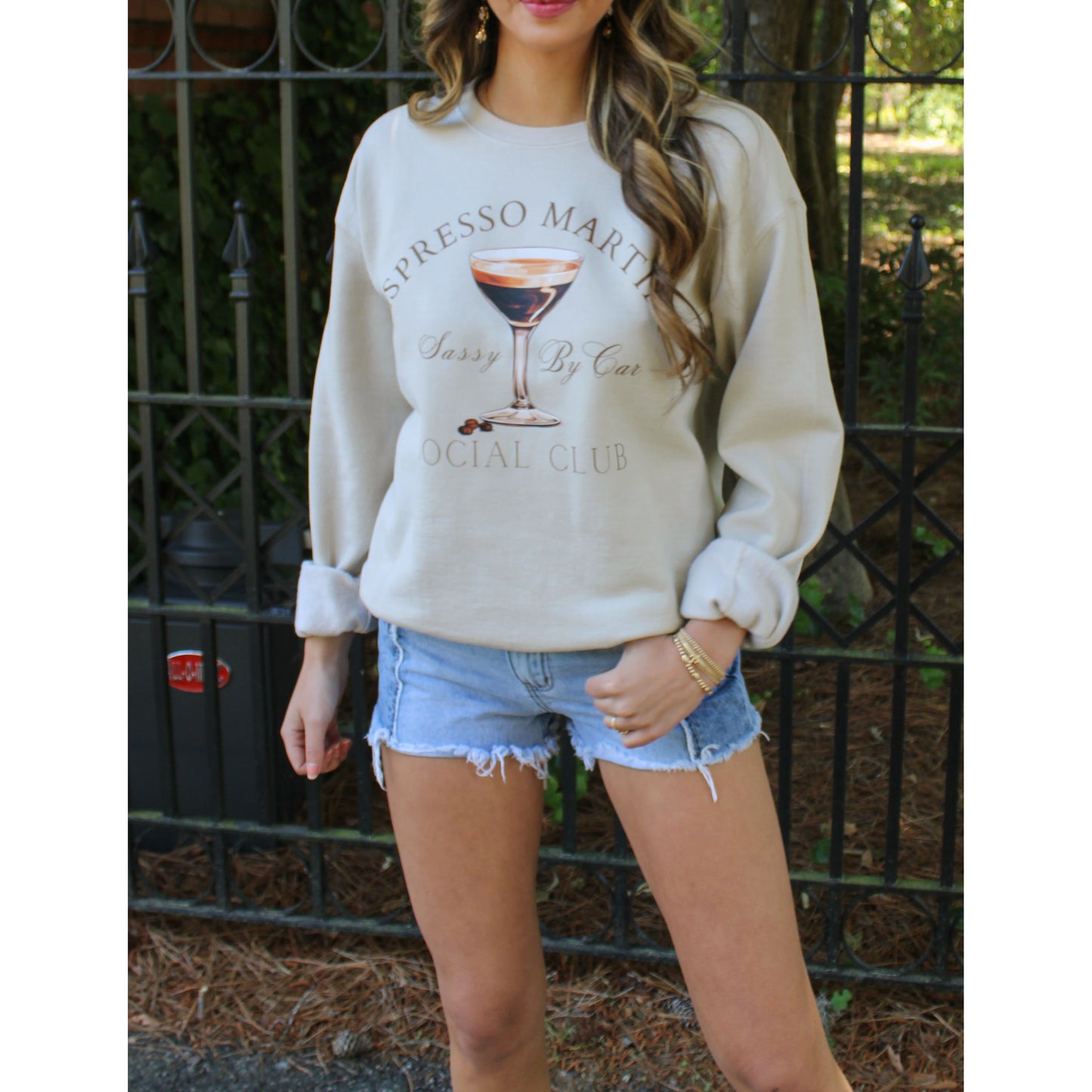 Espresso Martini Sweatshirt, Latte