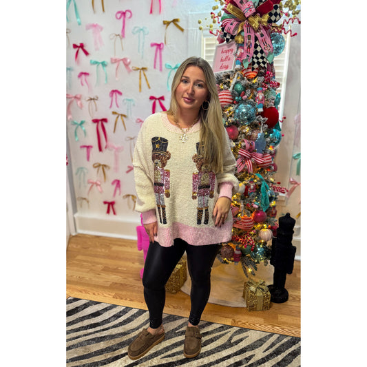 Soldier Bear Graphic Sweater